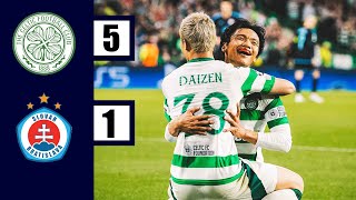 Celtic FC vs Slovan Bratislava 51 Highlights  Champions League 2024 [upl. by Letnwahs573]