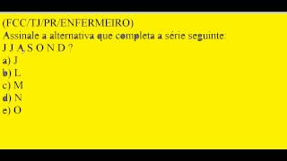 Curso de Raciocínio Lógico Sequência Letras e Palavras Teste psicotécnico QI de concursos ou Detran [upl. by Pasho]