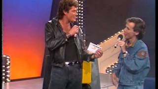 David Hasselhoff  Looking for Freedom ZDF Hitparade 22031989 [upl. by Dloreh]