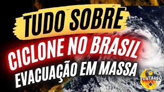 CICLONE NO RIO GRANDE DO SUL E SÃO PAULO PODE GERAR EVACUAÇÃO EM MASSA [upl. by Weisbart]