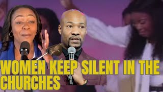 Pastor Keion Henderson Tells Lady To HUSH during Worship strongman strongmen correction [upl. by Gibeon]