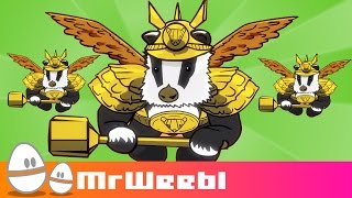 Save The Badger Badger Badger  animated music video  MrWeebl [upl. by Ibrik125]