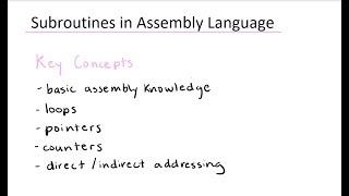 Subroutines in Assembly with Examples  Computer System Architecture [upl. by Clemmy]