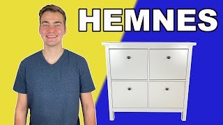 HEMNES Shoe Cabinet With 4 Compartments IKEA Tutorial [upl. by Ecikram]