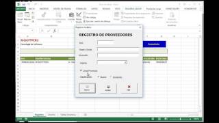 Registro de datos con programación VBA [upl. by Neil]