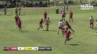 2024 QMC Boys U18  Murri United White v Kangaroos [upl. by Aihsenod]