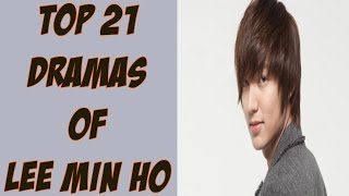 Lee Min Ho Korean Dramas List  My Top 21 Favorite Lee Min Ho Dramas [upl. by Pallua267]