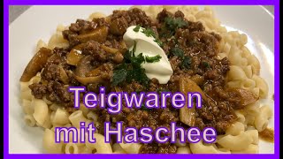 Teigwaren mit Haschee [upl. by Hanway]