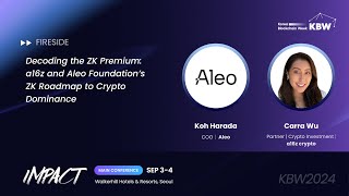 Decoding the ZK Premium a16z and Aleo Foundations ZK Roadmap to Crypto Dominance l KBW2024 [upl. by Audley487]