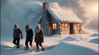 Calming Blizzard and Snowstorm Sounds with Strong Wind for Sleep Cozy Winter Cabin  10 min [upl. by Akerboom]