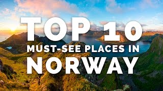 TOP 10 MUSTSEE PLACES IN NORWAY  A Photographers Guide [upl. by Aneeroc]