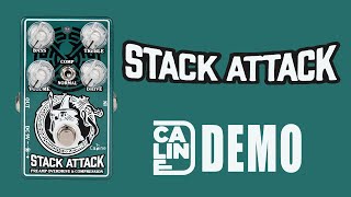 Caline  Stack Attack Preamp Overdrive and Compression  Demo [upl. by Mayfield13]