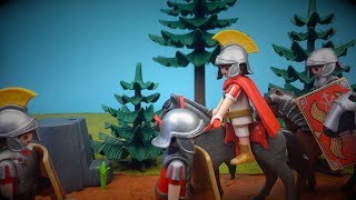 Playmobil Romeinen 6 The Forest Stop Motion [upl. by Preston]