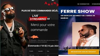 Ferre Gola plus 100000 commandes de live streaming payant Genève Arena [upl. by Iyre769]