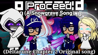 The Ethans React ToProceed An Original Deltarune Snowgrave Song With Lyrics By RecD Gacha Club [upl. by Aicilas]