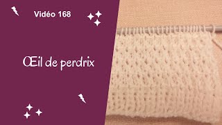 Point œil de perdrix vidéo 168 [upl. by Odrautse985]