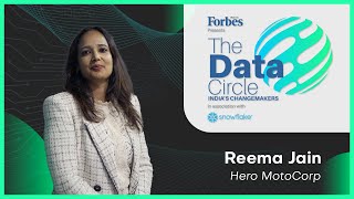 Forbes India presents The Data Circle in association with Snowflake  Reema Jain Hero MotoCorp [upl. by Enylrac]