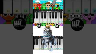 Fun Time Incredibox Sprunki Vs Crazy Frog  Easy Piano Tune shorts [upl. by Neumann]