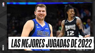 ¡Las 10 MEJORES JUGADAS del 2022 en la NBA [upl. by Nnaihs]