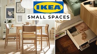 30 IKEA Products amp Furniture For Small Spaces Tiny Homes Studio Apartments [upl. by Aetnuahs]