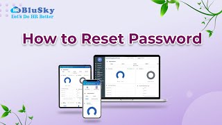 How To Reset Password in HRBluSky [upl. by Sybille630]