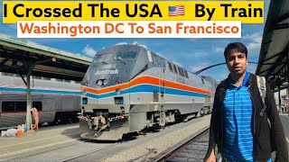 I Crossed The USA By Train  AMERICAN TRAINS  Day 1  Washington DC to Chicago by Amtrak [upl. by Artenahs]