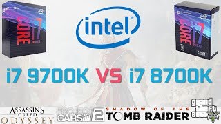 INTEL i7 9700K vs 8700K Compare And Test in 5 Games [upl. by Leahkim]