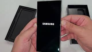 ASMR Unboxing the Samsung Galaxy S24 Ultra 1TB Violet [upl. by Absalom573]