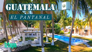 Guatemala 🇬🇹 Iztapa El Pantanal Hotel y Restaurante 85 km Monterrico [upl. by Cherey396]