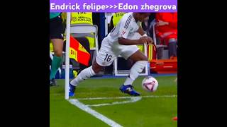 ⚽️🎮 footballskills endrick Felipe ft Edon Zhegrova lille madrid football shorts [upl. by Durst]