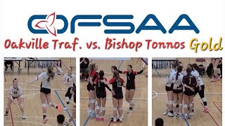 Oakville Trafalgar vs Bishop Tonnos  OFSAA Senior Girls Volleyball Championships  March 6th 2024 [upl. by Isiah]