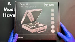 LENCO  EXPERT 12 IN 1  TURNTABLE CARE KIT  UNBOXING [upl. by Kalie]