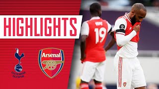 HIGHLIGHTS  Tottenham 21 Arsenal  Premier League  July 12 2020 [upl. by Brigette775]