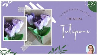 Tutorial tulipani in porcellana fredda [upl. by Massey417]