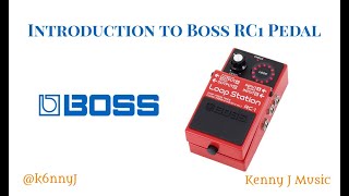 BOSS RC1 pedal review en español [upl. by Wallie]