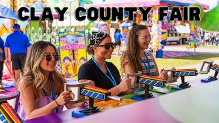 Clay County Fair  Florida Fairs fair florida ride [upl. by Sirtemed737]