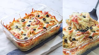 Baked Pasta Recipe  How To Make Baked Pasta  White Pasta Recipe [upl. by Anec]