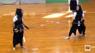 2014 All Japan Naginata  Womens Final [upl. by Kcirevam]