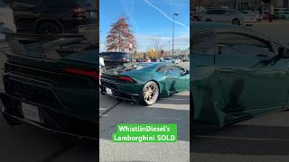 WhistlinDiesel Sold His Twin Turbo Widebody Lamborghini Huracan lamborghini [upl. by Walkling]