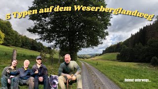 Von Silberborn bis BodenwerderZwei schöne Etappen vom Weserberglandweg wesermarsch hiking [upl. by Tikna]