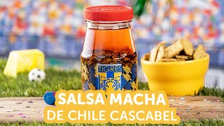 Salsa Macha de Chile Cascabel  Kiwilimón [upl. by Oznerol]