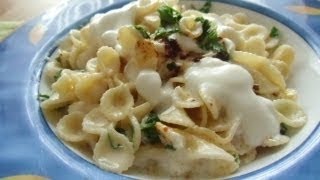 Türkische Nudeln mit Yoghurtsoße  Yalancı Mantı Pasta Makarna  CANAN´S REZEPTE [upl. by Haidedej]