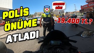 ÜNİVERSİTE SINAVI GÜNÜ POLİS ÖNÜMÜ KESTİ 👮🚨  MOTOVLOG 4 [upl. by Tamah]