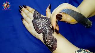 Mehndi design for beginners  professional mehndidesign barik dulhan Mehndi design [upl. by Forster]