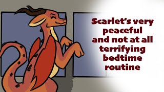 Scarlets Bedtime Routine  Wings of Fire Meme [upl. by Minta531]