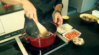 Recette originale de Boeuf Bourguignon aux Agrumes [upl. by Acissej]