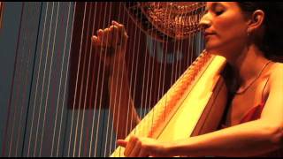 JSBachPartita 1 BWV 825SarabandeMaria Luisa Rayan harp [upl. by Cleodell]