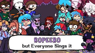 Bopeebo but every turn a different character sings it  Friday Night Funkin Cover [upl. by Inaflahk500]