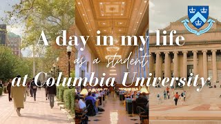 a day in my life as a columbia university student ✨🦁  nyc college realistic vlog [upl. by Ellenohs269]