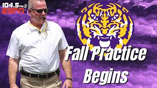 FULL PRESS CONFERENCE Brian Kelly Recaps Day 1 of LSU Football Fall Camp [upl. by Solotsopa]